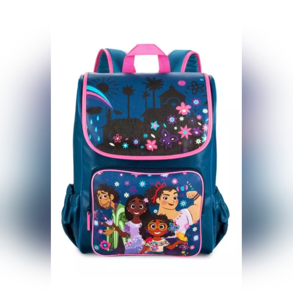 Disney Parks Encanto Mirabel Madrigal Family Colorful Backpack 16"
